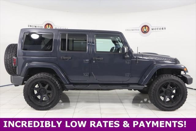 used 2017 Jeep Wrangler Unlimited car, priced at $26,500