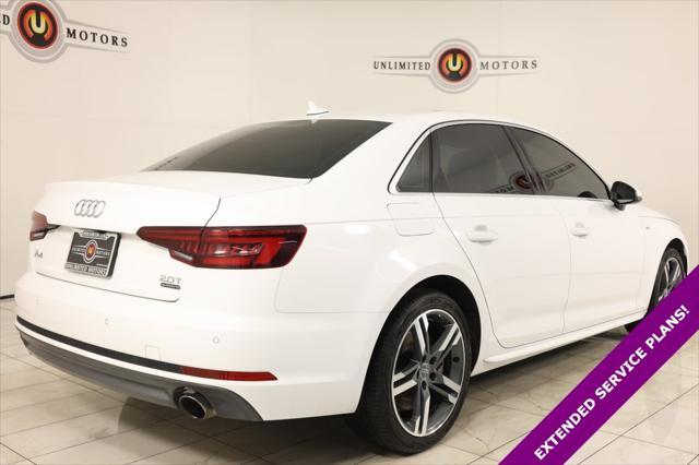 used 2018 Audi A4 car, priced at $17,500