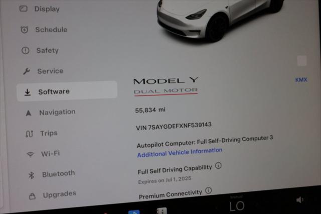 used 2022 Tesla Model Y car, priced at $28,995