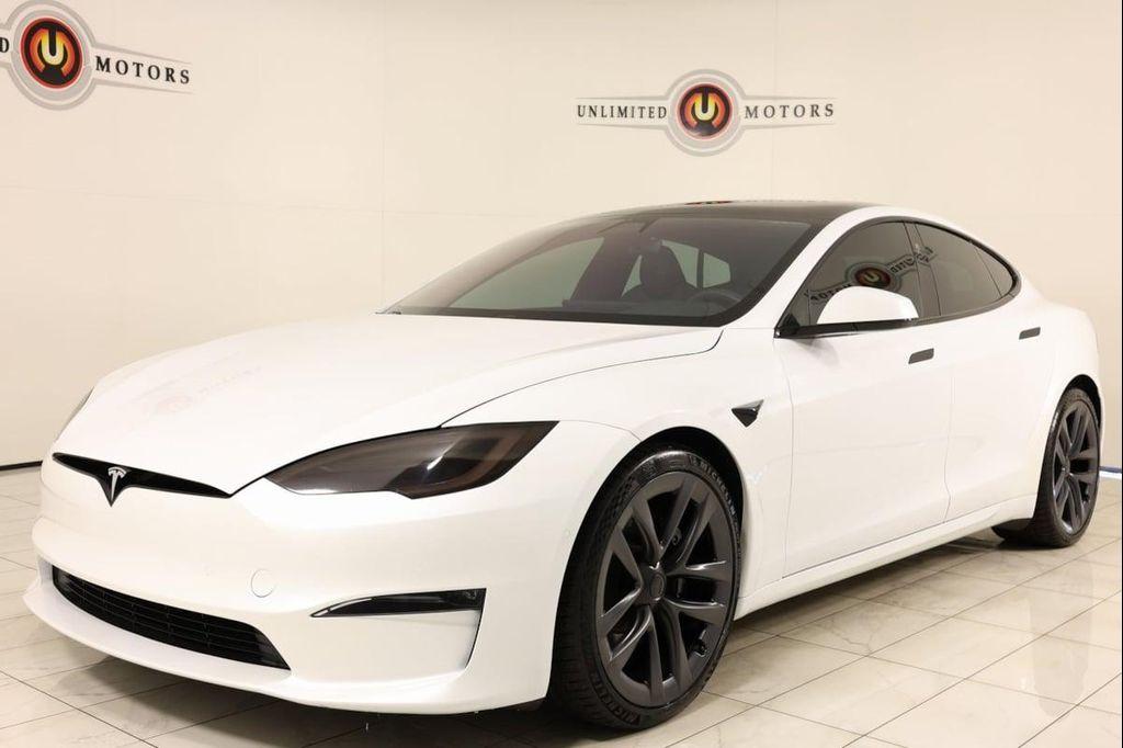 used 2021 Tesla Model S car, priced at $55,995