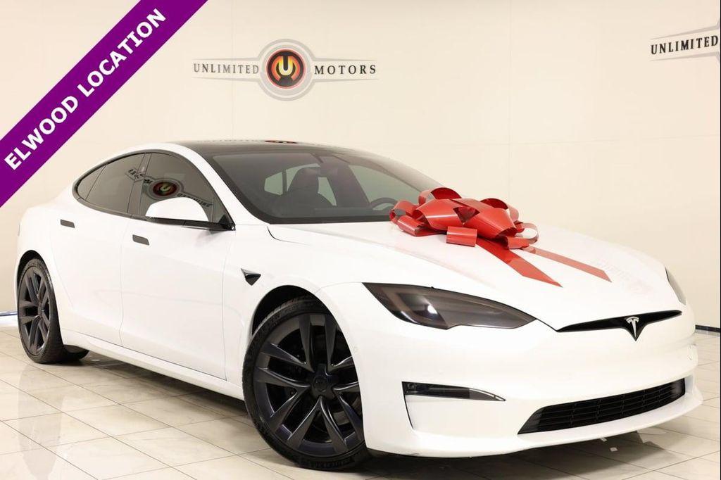 used 2021 Tesla Model S car, priced at $55,995