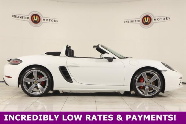 used 2017 Porsche 718 Boxster car, priced at $42,995