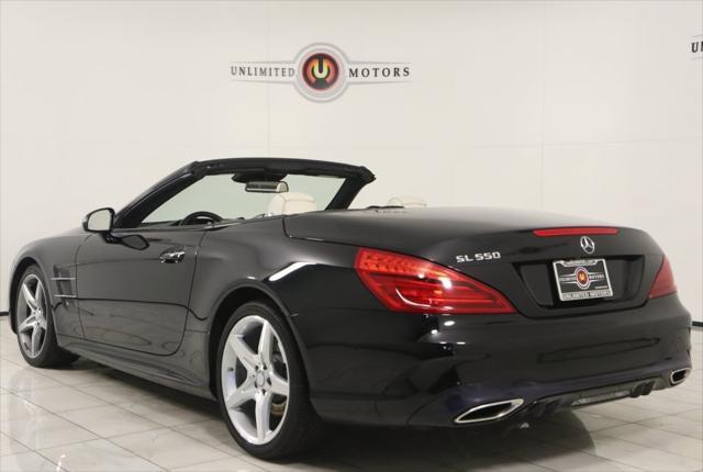 used 2017 Mercedes-Benz SL 550 car, priced at $43,995