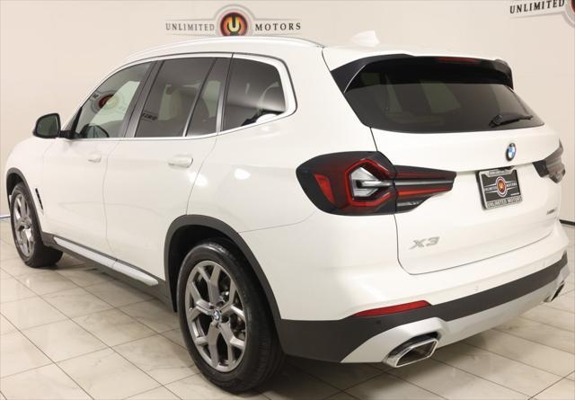 used 2022 BMW X3 car, priced at $34,995