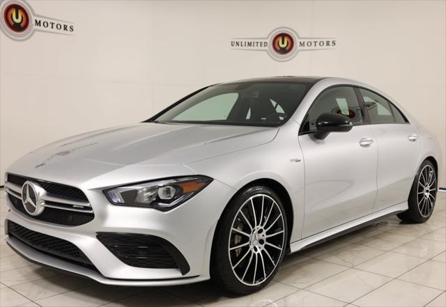 used 2022 Mercedes-Benz AMG CLA 35 car, priced at $36,995