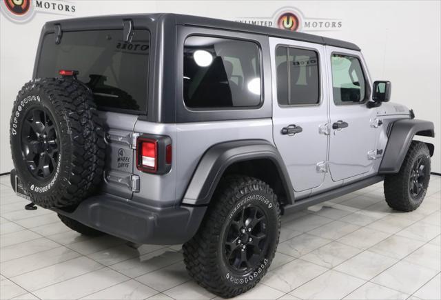 used 2021 Jeep Wrangler car, priced at $34,500