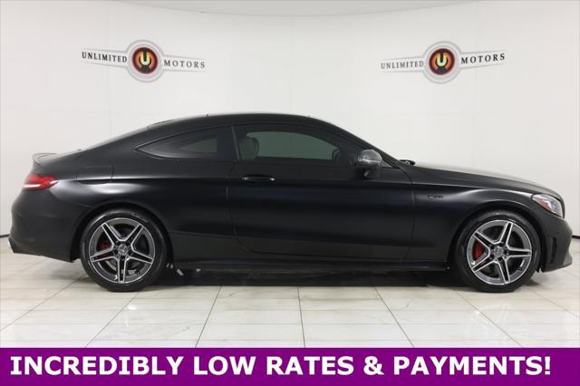 used 2021 Mercedes-Benz AMG C 43 car, priced at $39,995