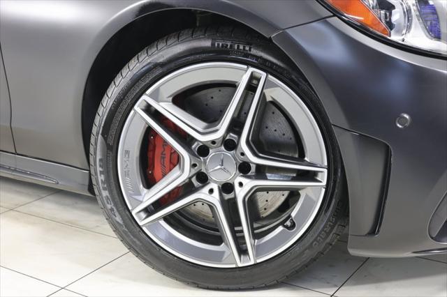 used 2021 Mercedes-Benz AMG C 43 car, priced at $39,995