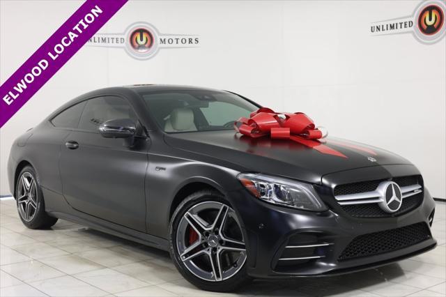 used 2021 Mercedes-Benz AMG C 43 car, priced at $39,995