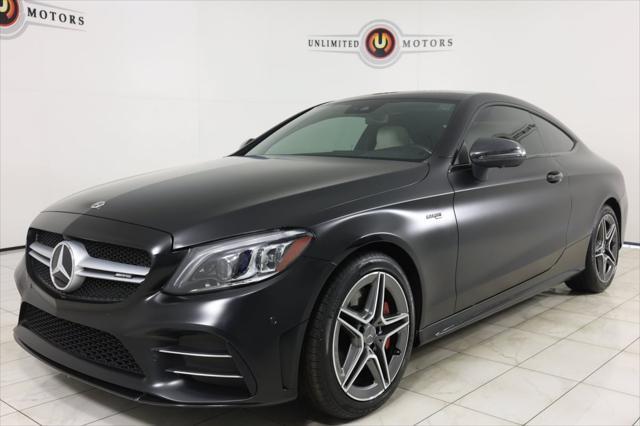 used 2021 Mercedes-Benz AMG C 43 car, priced at $39,995