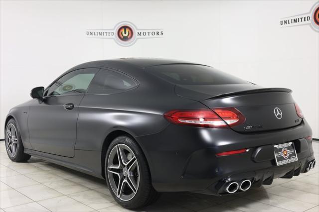 used 2021 Mercedes-Benz AMG C 43 car, priced at $39,995