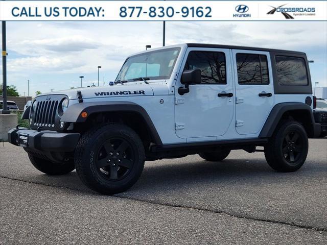 used 2016 Jeep Wrangler Unlimited car, priced at $21,996