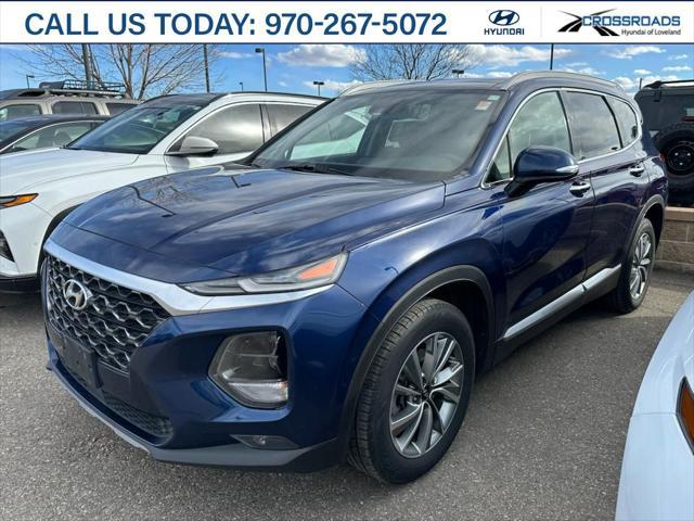 used 2019 Hyundai Santa Fe car, priced at $18,698