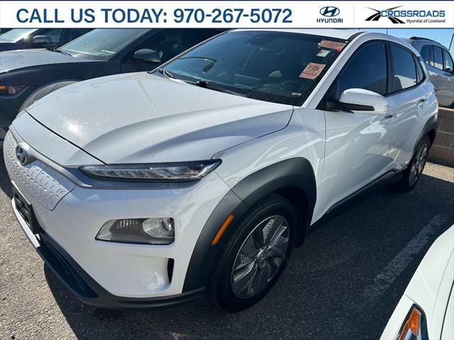 used 2021 Hyundai Kona EV car, priced at $15,146