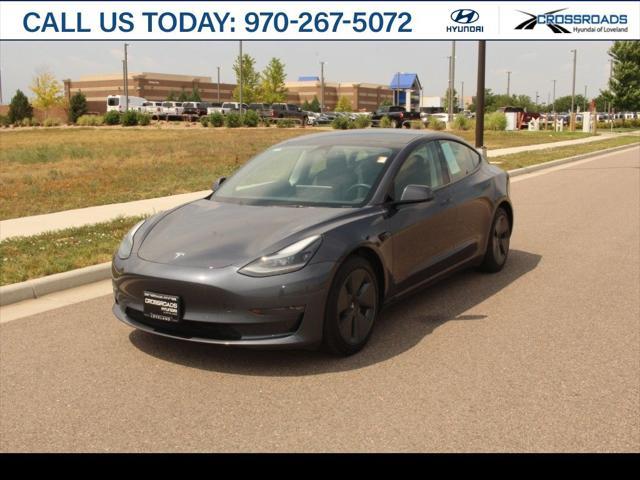 used 2022 Tesla Model 3 car, priced at $23,763