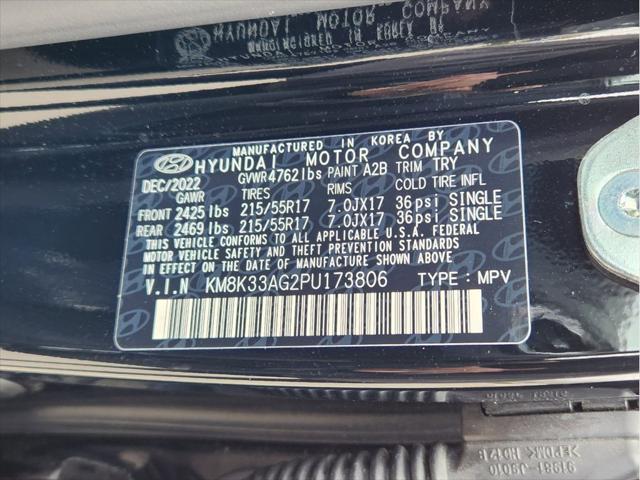 used 2023 Hyundai Kona EV car, priced at $23,892
