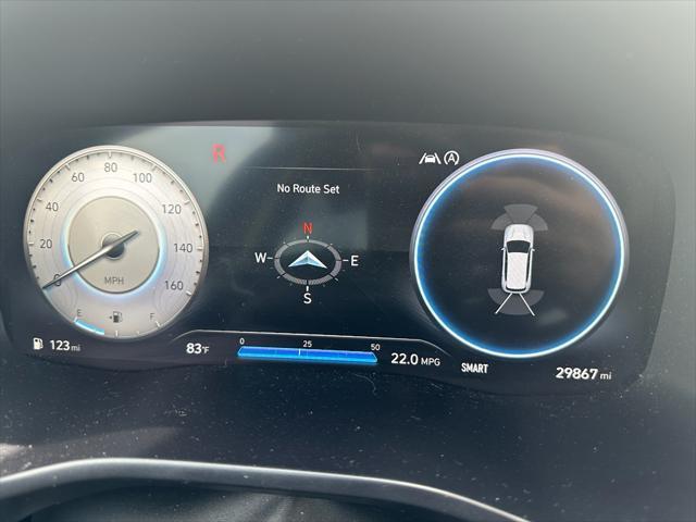used 2021 Hyundai Santa Fe car, priced at $25,496