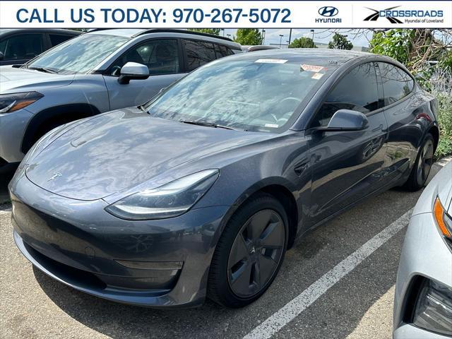 used 2023 Tesla Model 3 car, priced at $22,349
