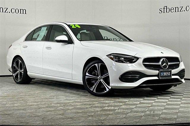 used 2024 Mercedes-Benz C-Class car, priced at $40,588