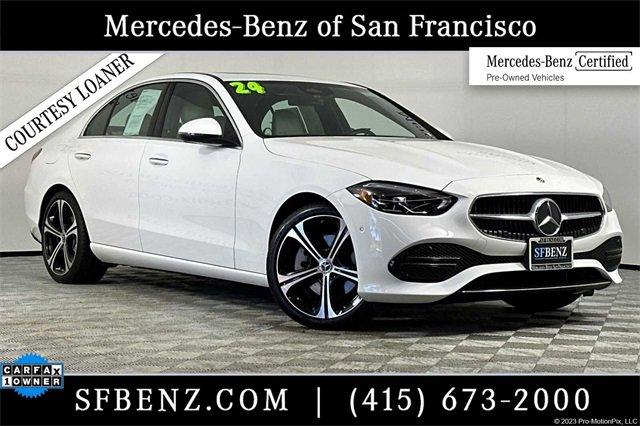 used 2024 Mercedes-Benz C-Class car, priced at $40,588