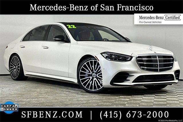 used 2022 Mercedes-Benz S-Class car, priced at $74,988