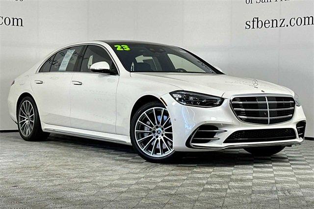 used 2023 Mercedes-Benz S-Class car, priced at $79,988