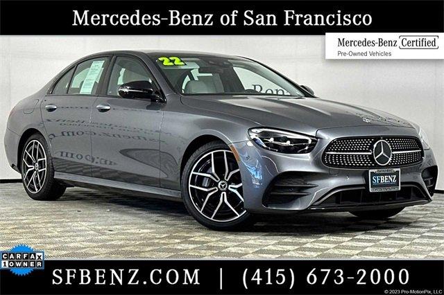 used 2022 Mercedes-Benz E-Class car, priced at $41,591