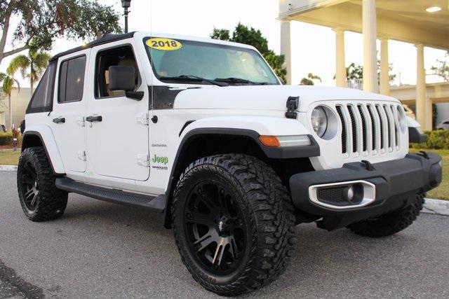 used 2018 Jeep Wrangler Unlimited car, priced at $27,977