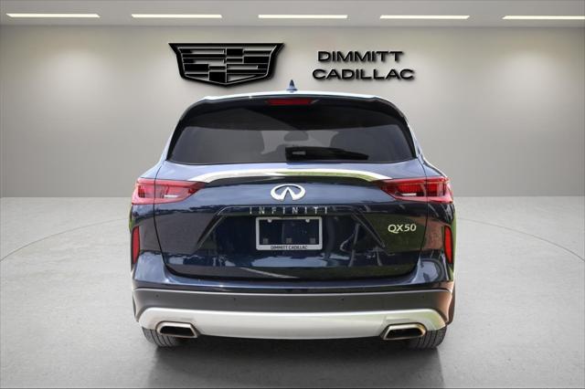 used 2022 INFINITI QX50 car, priced at $27,699