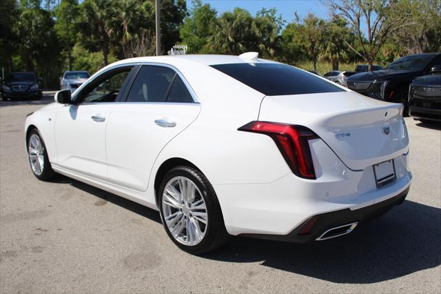 new 2025 Cadillac CT4 car, priced at $40,990