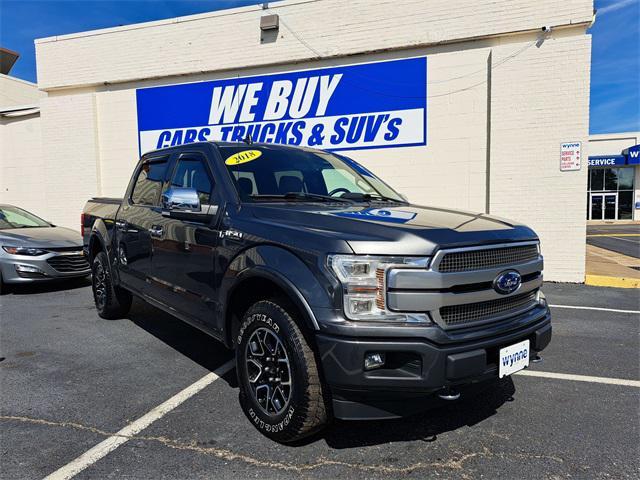 used 2018 Ford F-150 car, priced at $39,982