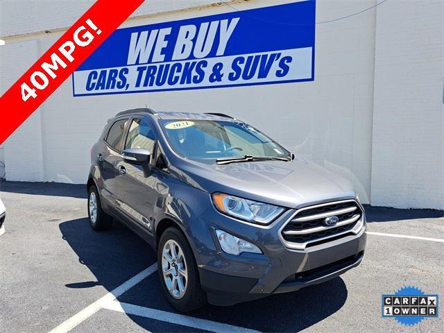 used 2021 Ford EcoSport car, priced at $17,433