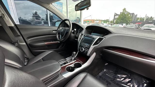 used 2015 Acura TLX car, priced at $13,500