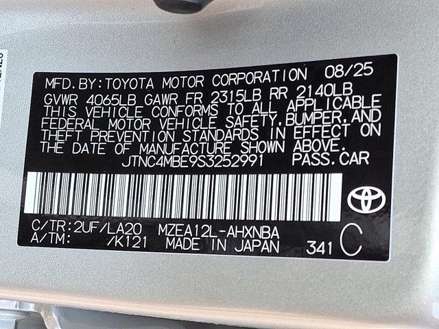 new 2025 Toyota Corolla Hatchback car, priced at $29,626