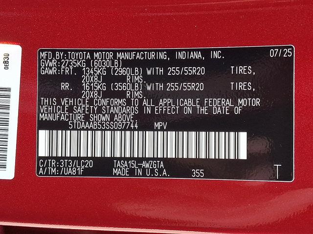 new 2025 Toyota Grand Highlander car, priced at $55,858