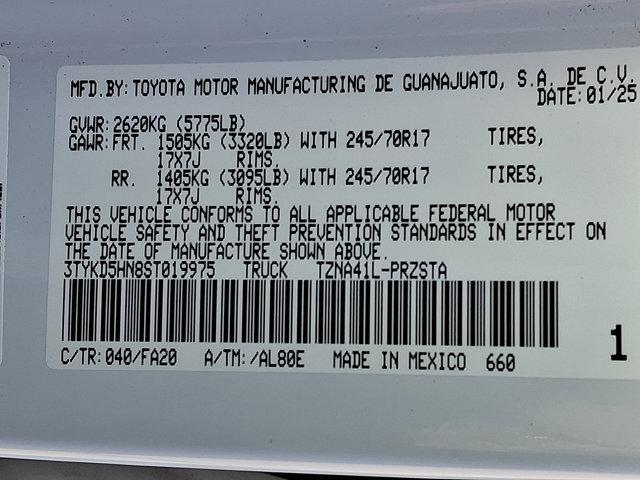 new 2025 Toyota Tacoma car, priced at $36,289