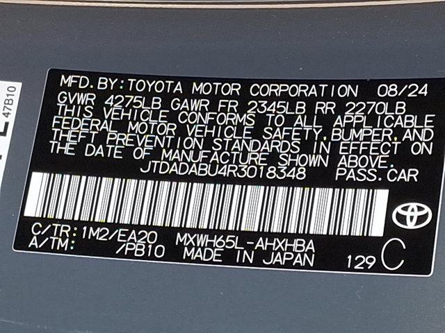 new 2024 Toyota Prius car, priced at $39,808