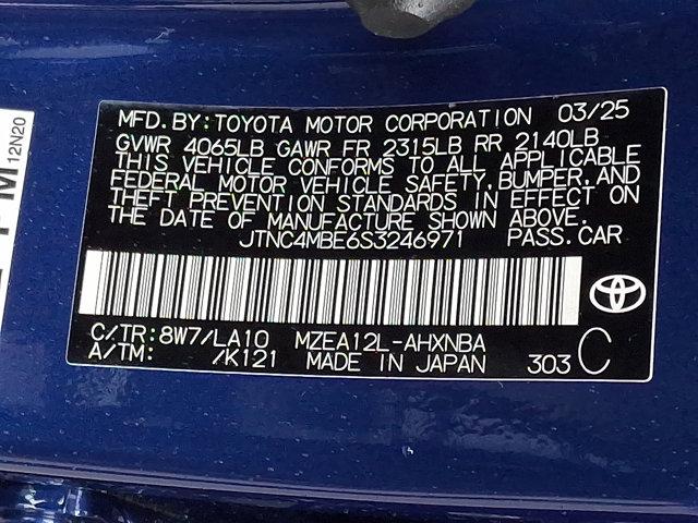 new 2025 Toyota Corolla Hatchback car, priced at $29,066