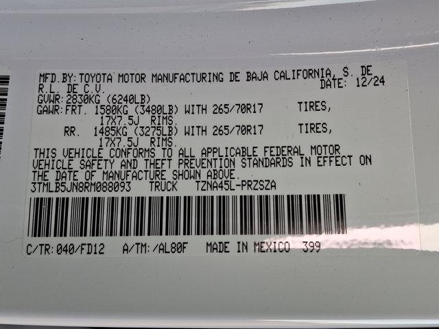 new 2024 Toyota Tacoma car, priced at $48,233
