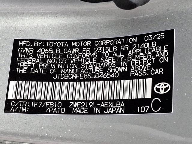 new 2025 Toyota Corolla car, priced at $27,168