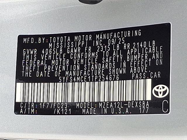 new 2026 Toyota Corolla car, priced at $27,876