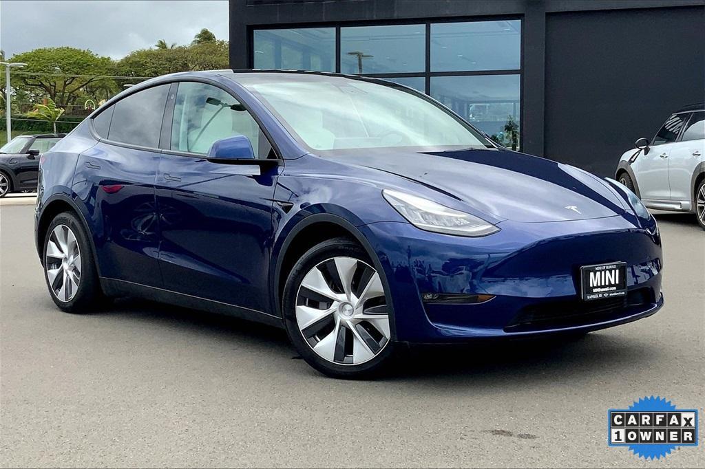used 2021 Tesla Model Y car, priced at $33,495