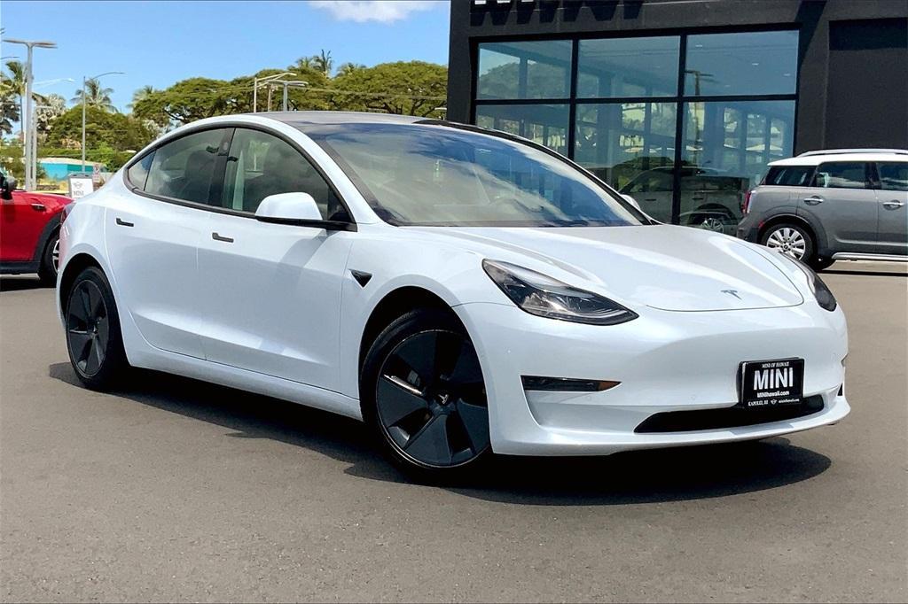 used 2021 Tesla Model 3 car, priced at $27,750