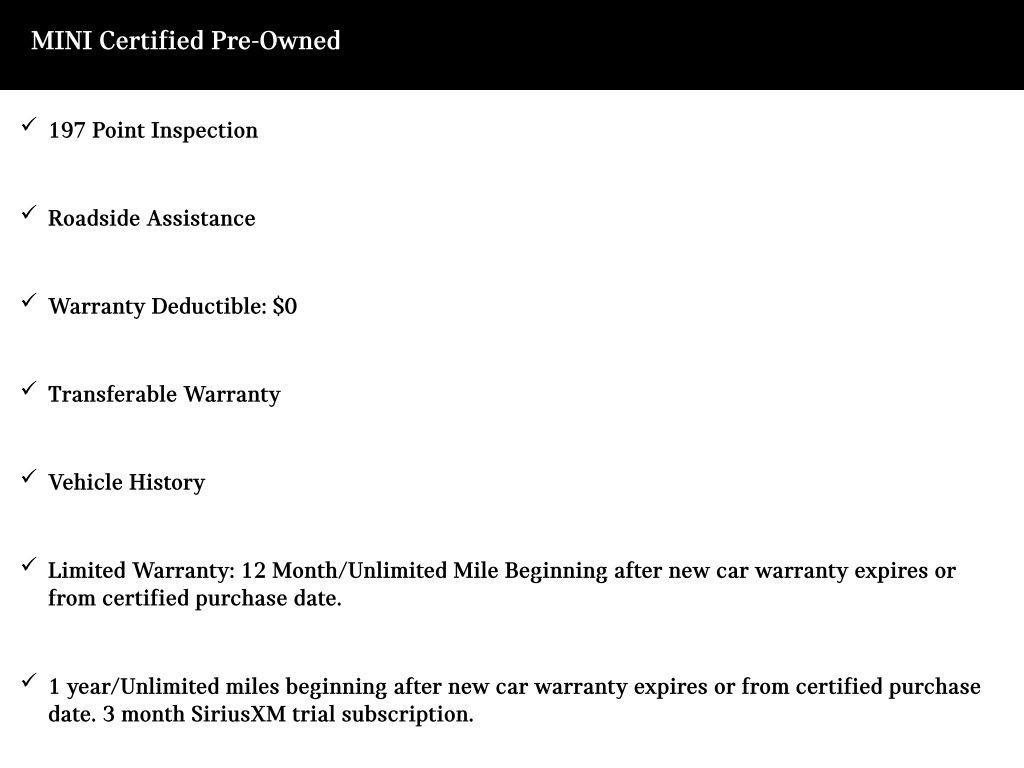 used 2023 MINI Convertible car, priced at $31,495