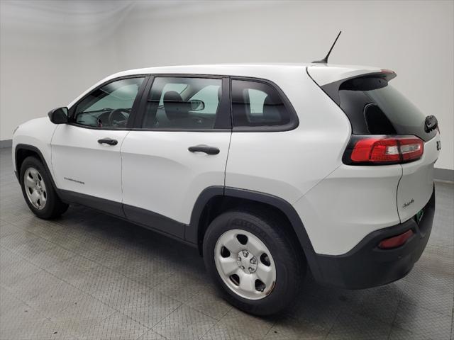 used 2017 Jeep Cherokee car, priced at $17,095