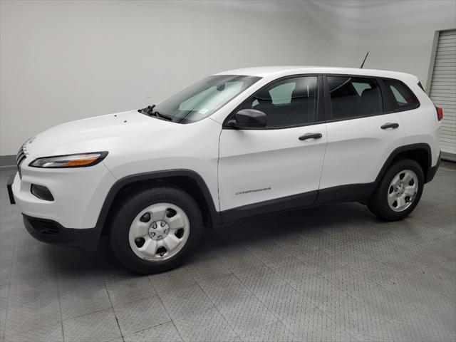 used 2017 Jeep Cherokee car, priced at $17,095