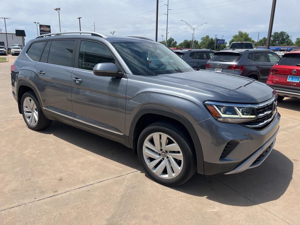 used 2021 Volkswagen Atlas car, priced at $27,500