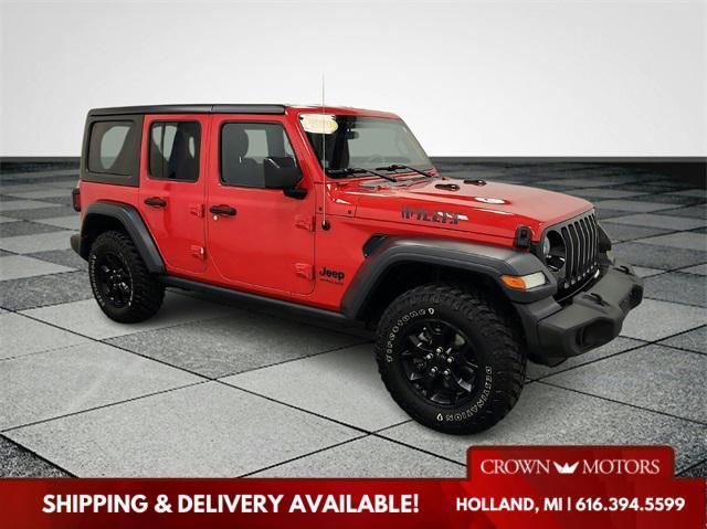 used 2020 Jeep Wrangler Unlimited car, priced at $30,495