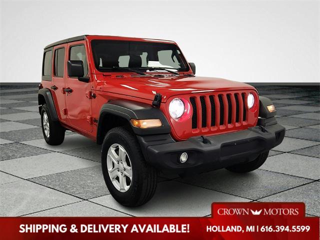 used 2021 Jeep Wrangler Unlimited car, priced at $32,095