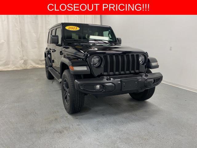 used 2021 Jeep Wrangler Unlimited car, priced at $35,195